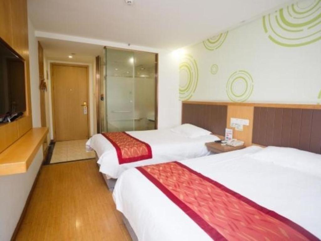 Greentree Inn Zhejiang Ningbo South Railway Station Express Hotel Bagian luar foto